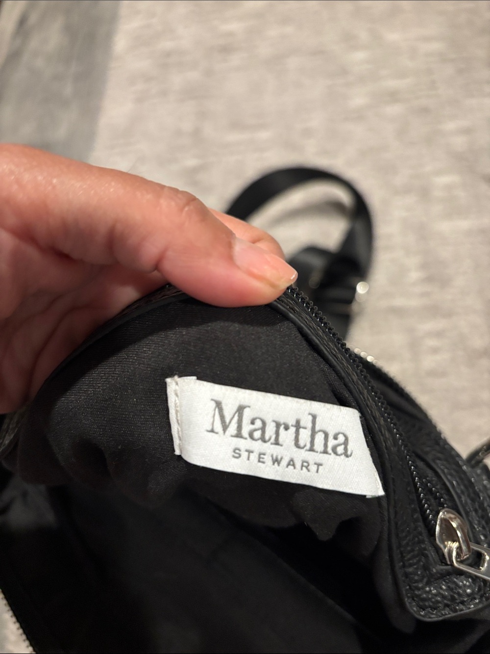 Martha steward Black Convertible Crossbody Tote Bag - Picture 6 of 7